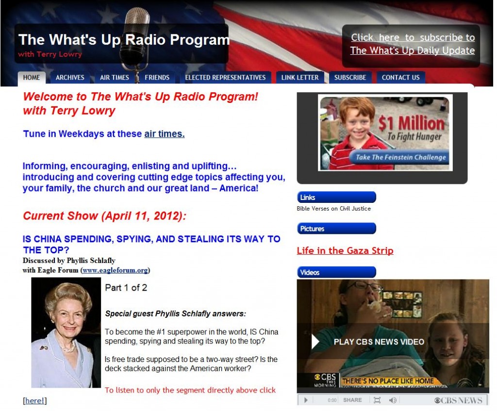 The Whats Up Radio Program